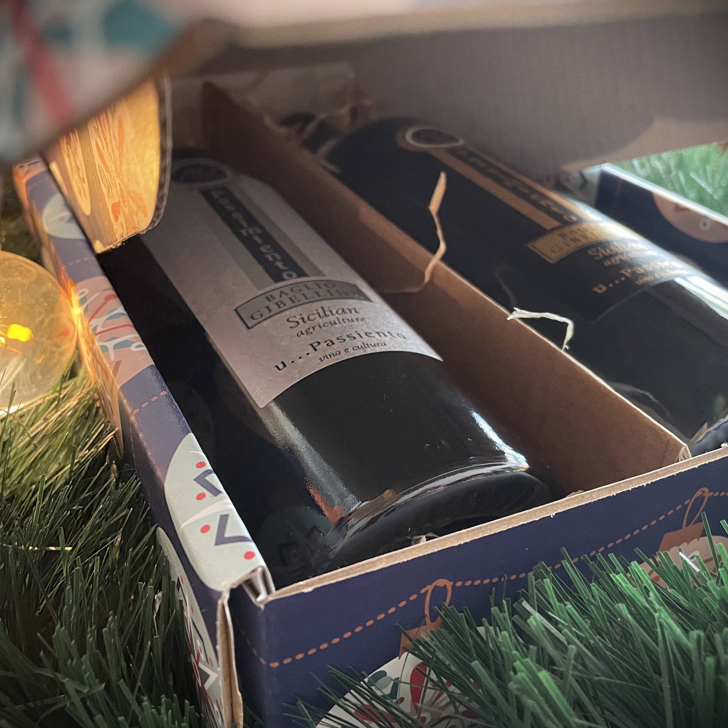 Pair of Passimiento's Christmas Wine Gift Box