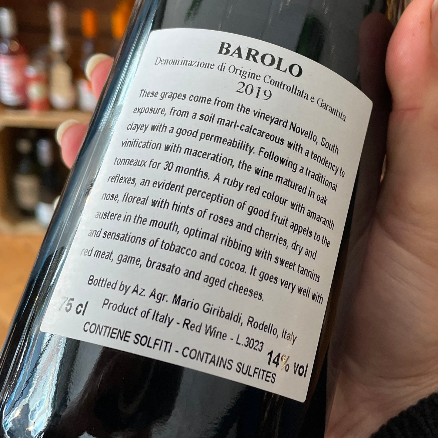 Barolo DOCG, Mario Giribaldi