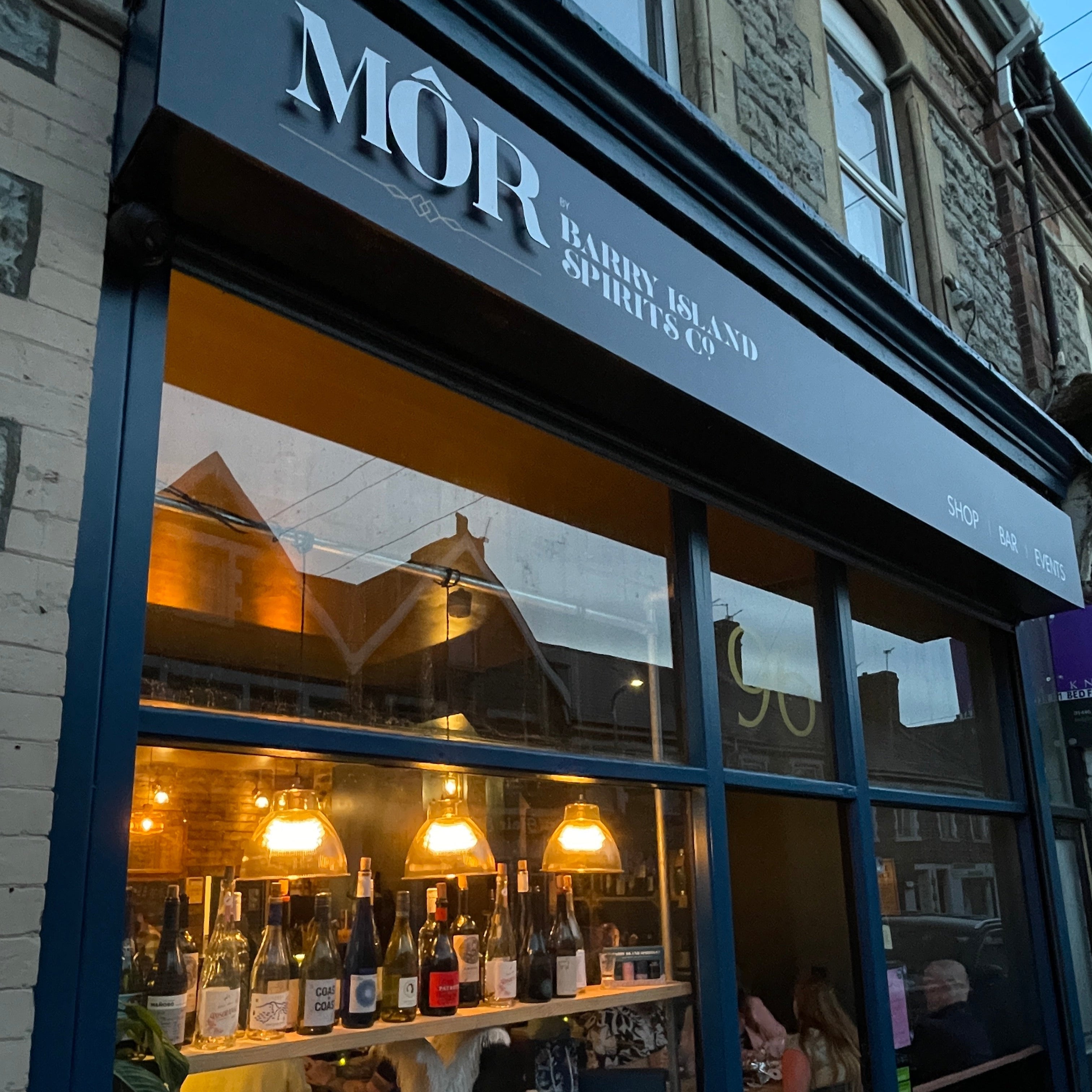 Exterior of Mor by Barry Island Spirits Co