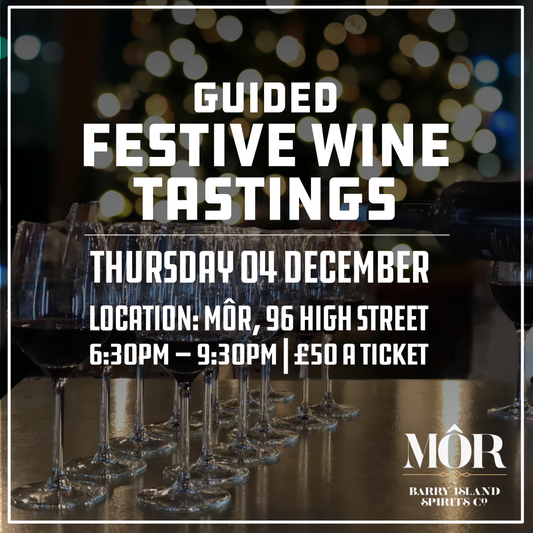 Guided Festive Wine Tasting in Barry on Thursday 04 December at Mor on High Street