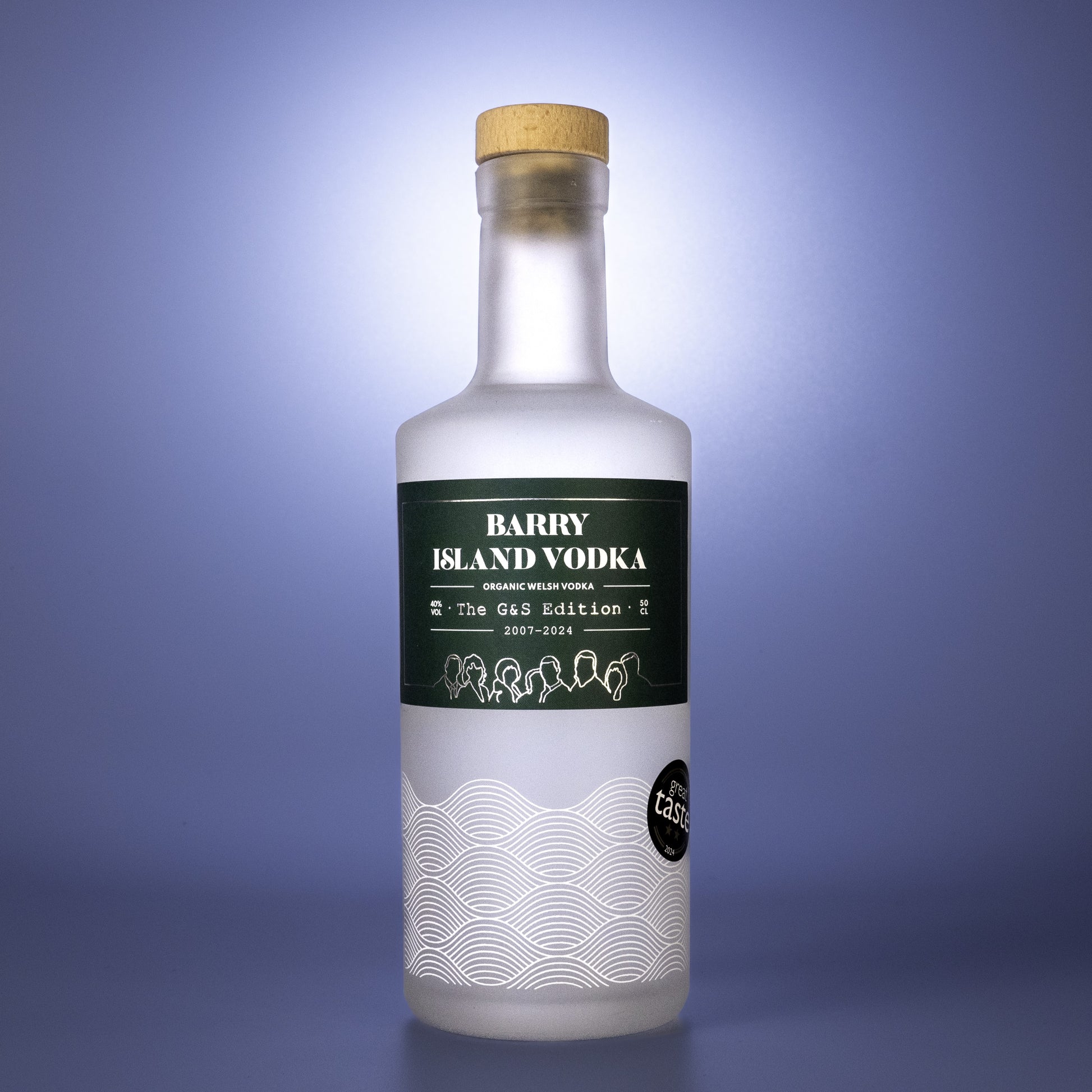 A bottle of Gavin and Stacey inspired G&S Limited Edition Barry Island Organic Vodka