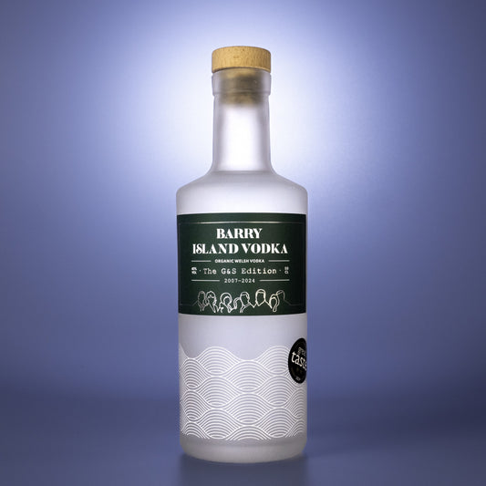 A bottle of Gavin and Stacey inspired G&S Limited Edition Barry Island Organic Vodka